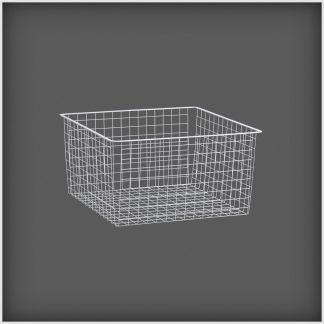 Kosz ELFA 55/527x527x285mm biały